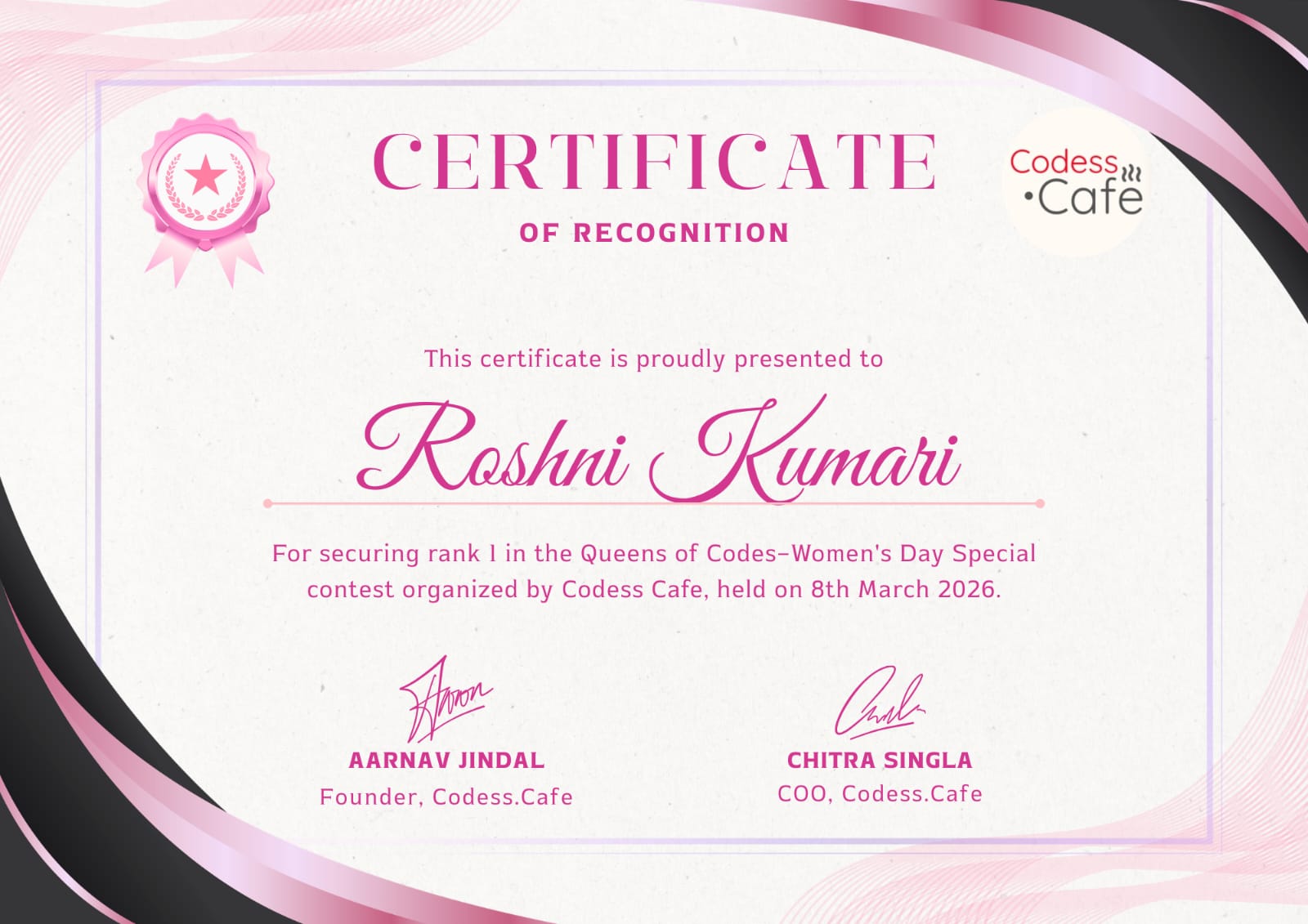 Example Certificate 9